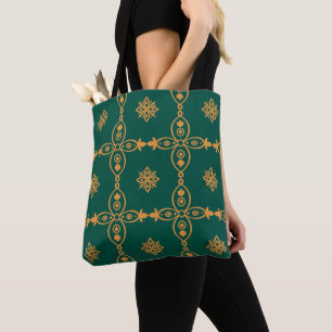 Seamless Turkish Colorful Vintage  Tote Bag