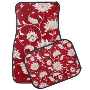 Seamless vintage background. Imitation of chinese Car Floor Mat