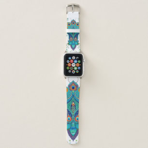 Seamless vintage background with oriental pattern. apple watch band