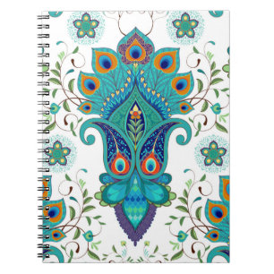 Seamless vintage background with oriental pattern. notebook