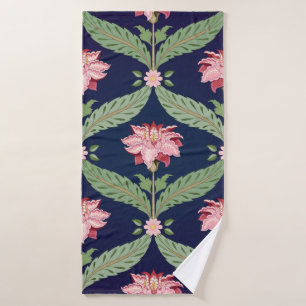 Seamless vintage floral background. Fantasy flower Bath Towel