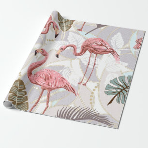 Seamless vintage floral pattern background with fl wrapping paper
