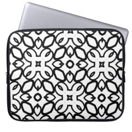 Seamless vintage pattern in geometric ornamental s laptop sleeve