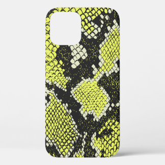 Seamless vintage snake animal skin pattern. Snakes iPhone 12 Case