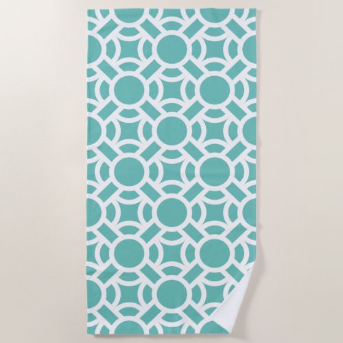 Seamless White Pattern DIY Background Color Beach Towel