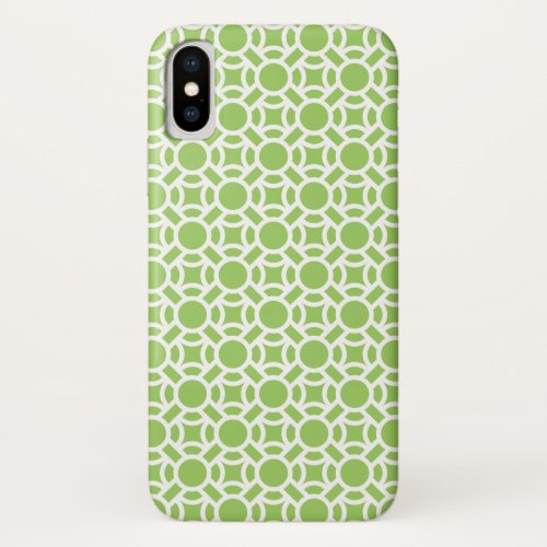 Seamless White Pattern DIY Background Color iPhone X Case