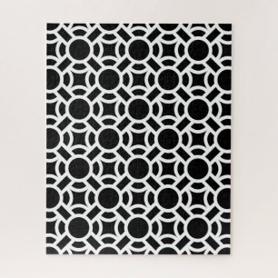 Seamless White Pattern DIY Background Color Jigsaw Puzzle