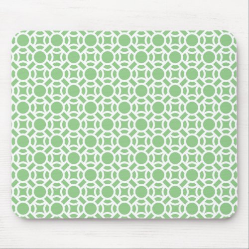 Seamless White Pattern DIY Background Color Mouse Pad