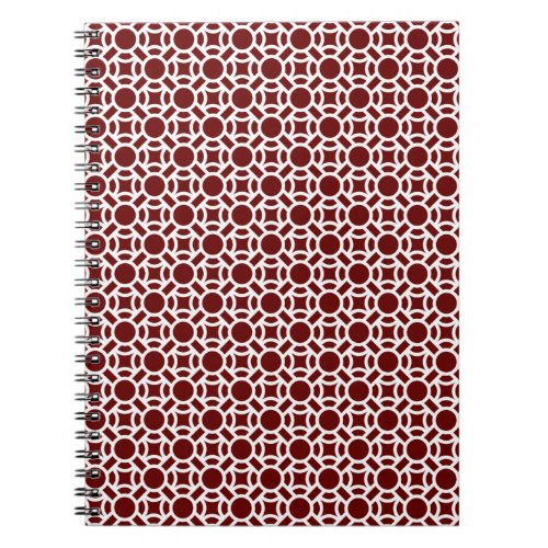 Seamless White Pattern DIY Background Color Notebook