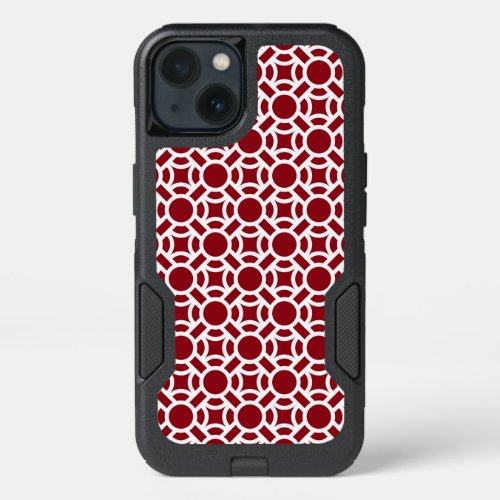 Seamless White Pattern DIY Background Color iPhone 13 Case