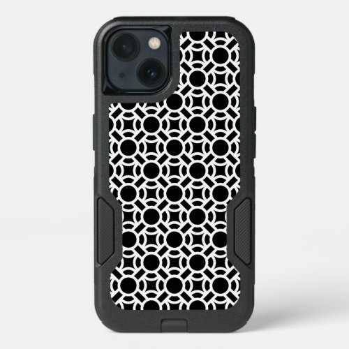 Seamless White Pattern DIY Background Color iPhone 13 Case