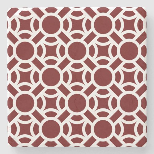 Seamless White Pattern DIY Background Color Stone Coaster