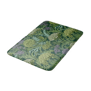 Seamless William Morris style floral pattern Bath Mat