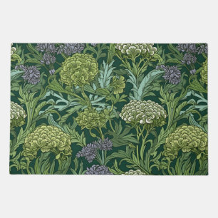 Seamless William Morris style floral pattern Doormat