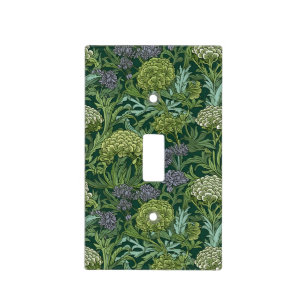 Seamless William Morris style floral pattern Light Switch Cover
