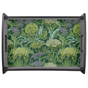 Seamless William Morris style floral pattern Serving Tray