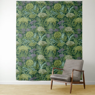 Seamless William Morris style floral pattern Tapestry