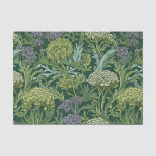 Seamless William Morris style floral pattern Tissue Paper