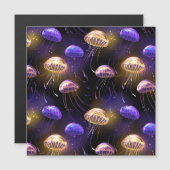 Seamless with glowing jellyfish (Front/Back)