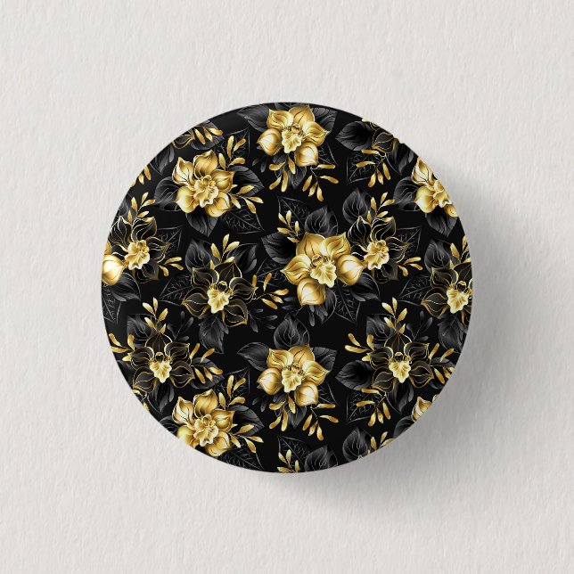 Seamless with jewelry orchids button (Front)