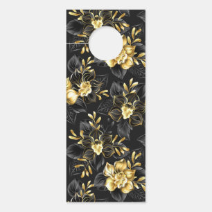 Seamless with jewelry orchids door hanger