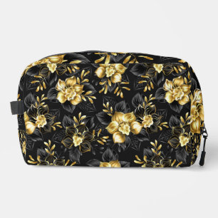 Seamless with jewelry orchids dopp kit