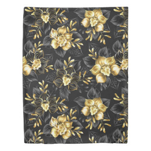 Seamless with jewelry orchids duvet cover