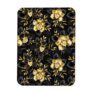 Seamless with jewelry orchids magnet