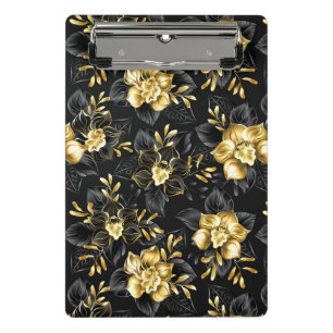 Seamless with jewelry orchids mini clipboard