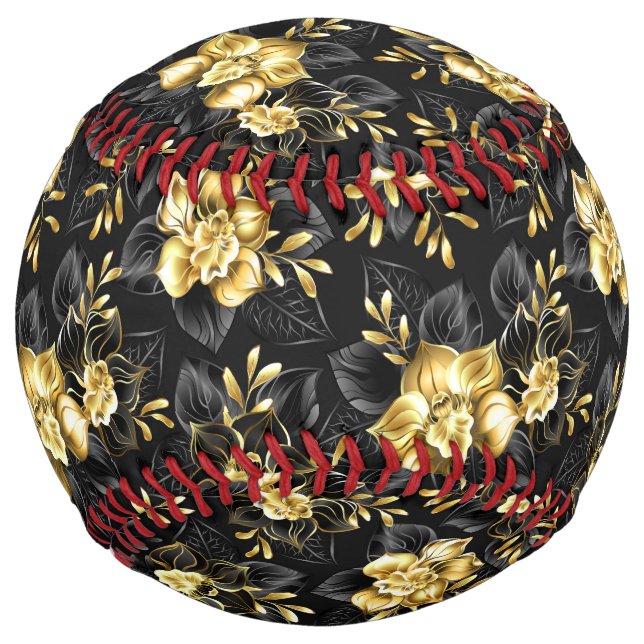 Seamless with jewelry orchids softball (Front)