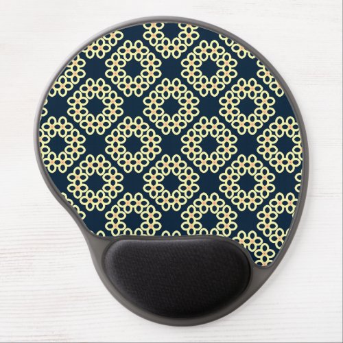 Seamless yellow pattern on mouse pad