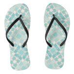 Seamless Zellige Tilework Flip Flops