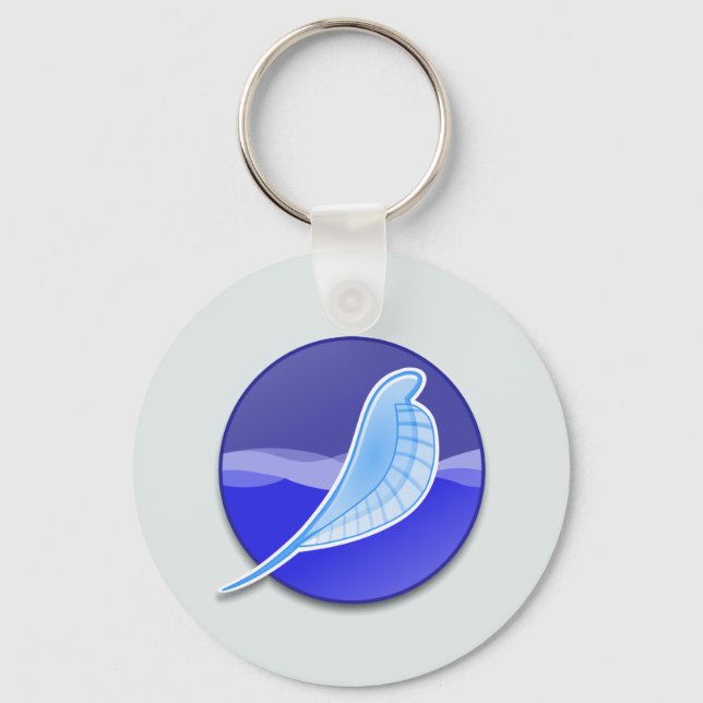 SeaMonkey Logo Keychain (Front)