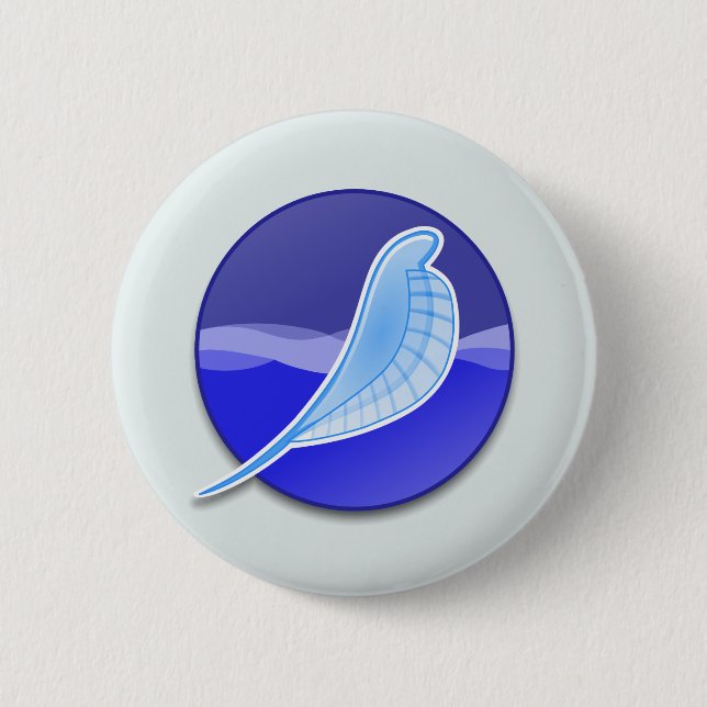 SeaMonkey Logo Pinback Button (Front)