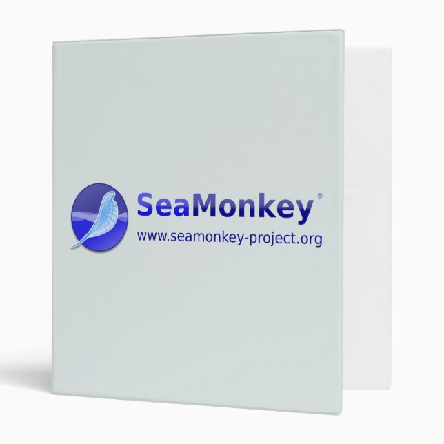 SeaMonkey Project - Horizontal Logo Binder (Front/Inside)