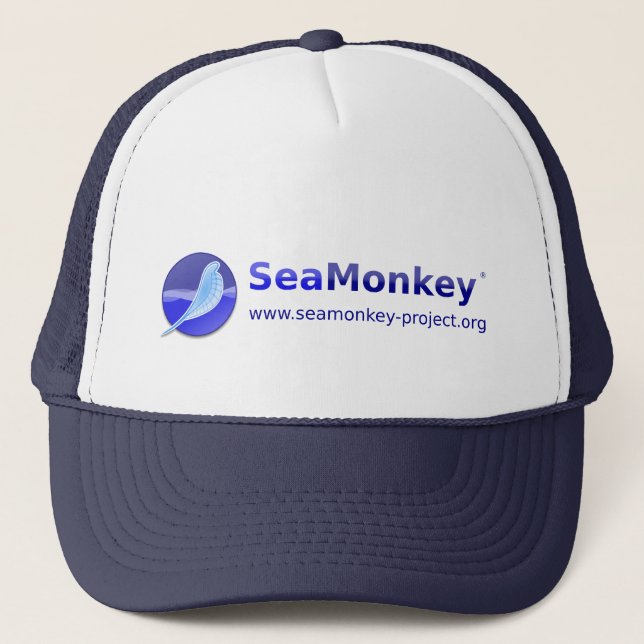 SeaMonkey Project - Horizontal Logo Trucker Hat (Front)