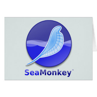 SeaMonkey Text Logo Cards