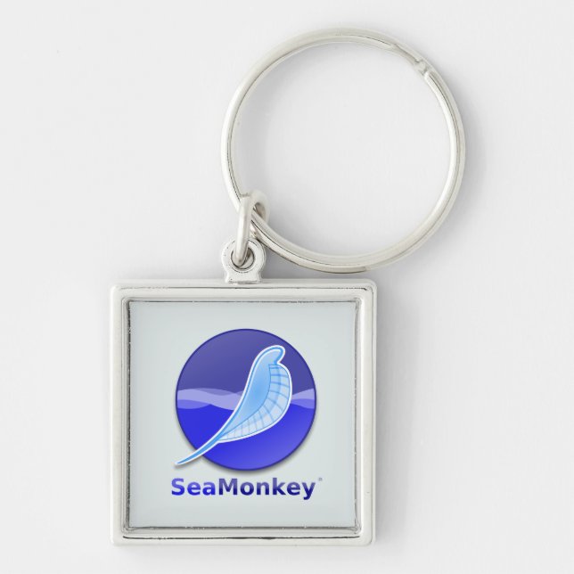 SeaMonkey Text Logo Keychain (Front)