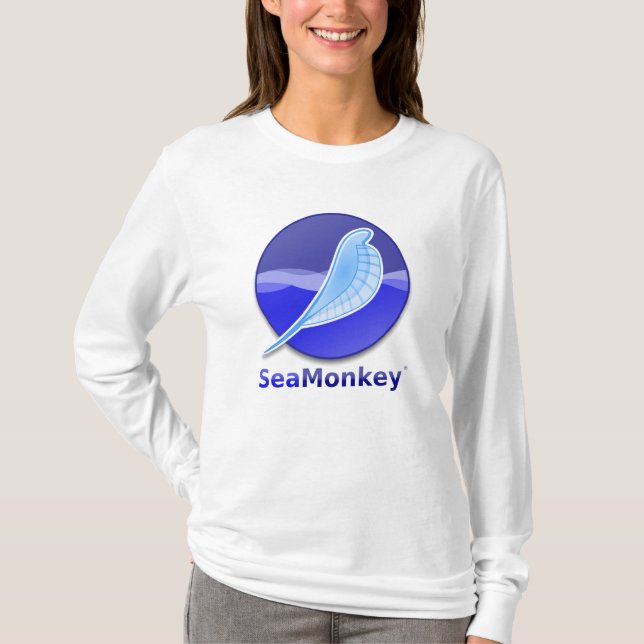 SeaMonkey Text Logo T-Shirt (Front)