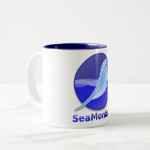 SeaMonkey Text Logo Two-Tone Coffee Mug (Front Left)