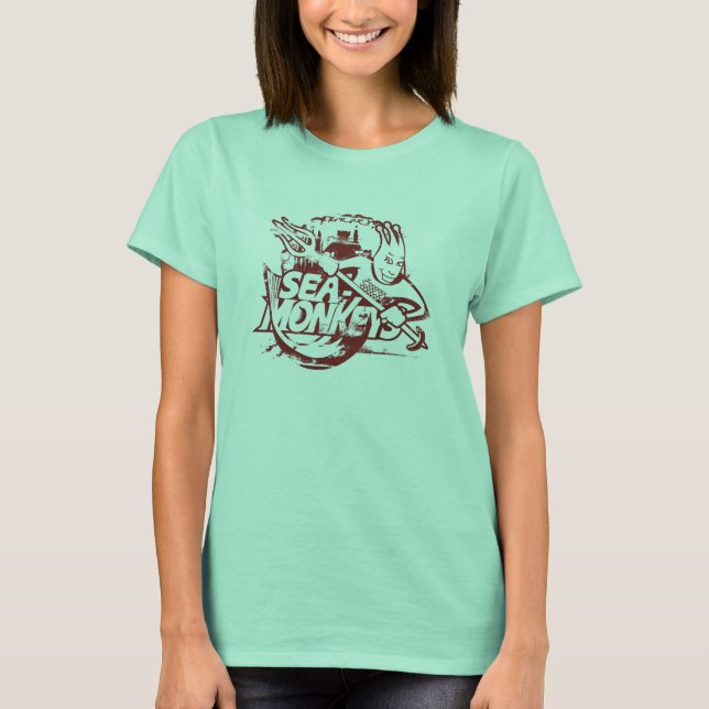 seamonkeydistressed_red T-Shirt (Front)