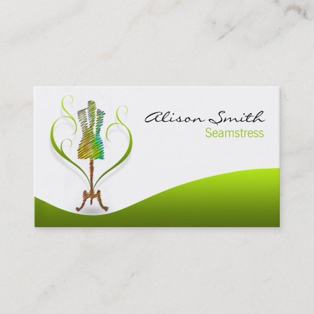 Seamstress business card (Front)