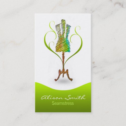 Seamstress business card