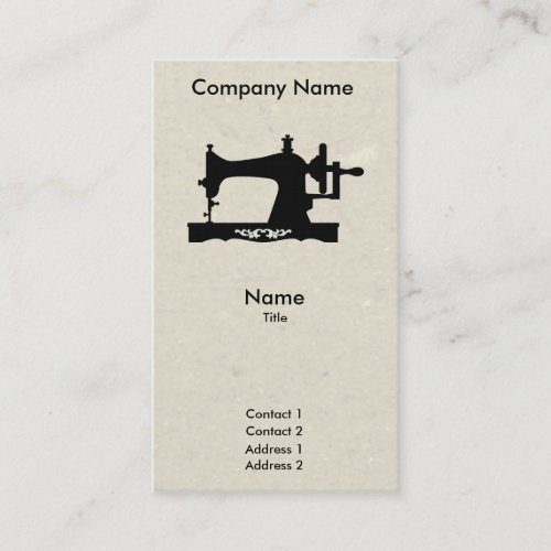 Seamstress Business Card