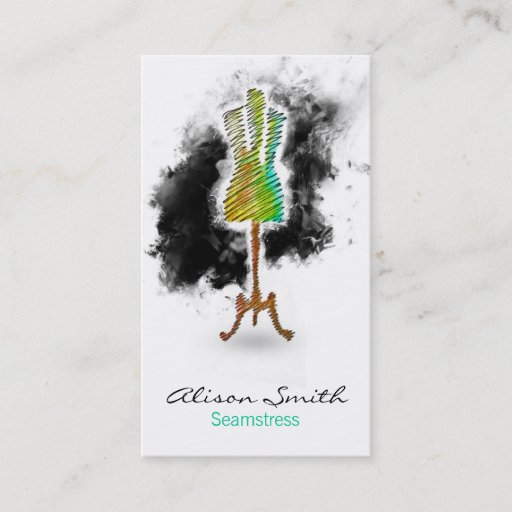 Customizable Seamstress business card