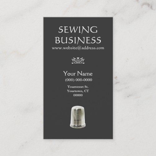 Seamstress  Business Card