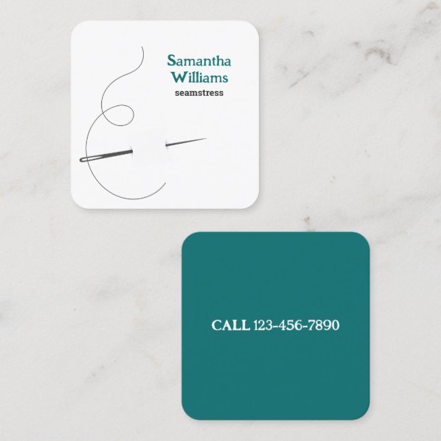 Seamstress Business Card (Front/Back)