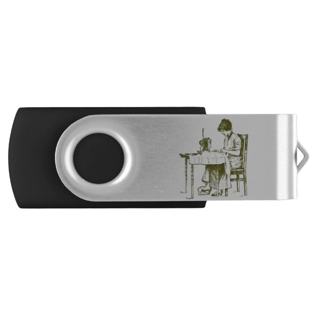 Seamstress design flash drive (Front)