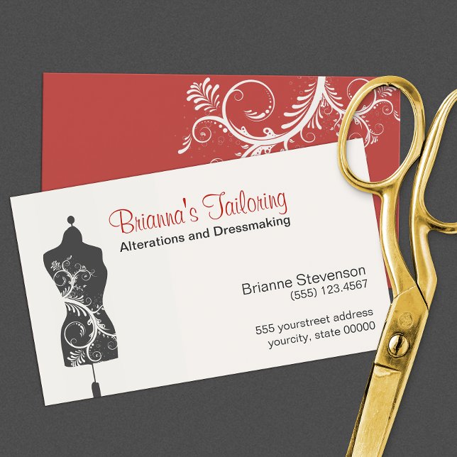 Seamstress Mannequin Mannequin Business Card (Creator Uploaded)