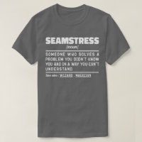 Seamstress Noun Definition Sewing Humor Quote